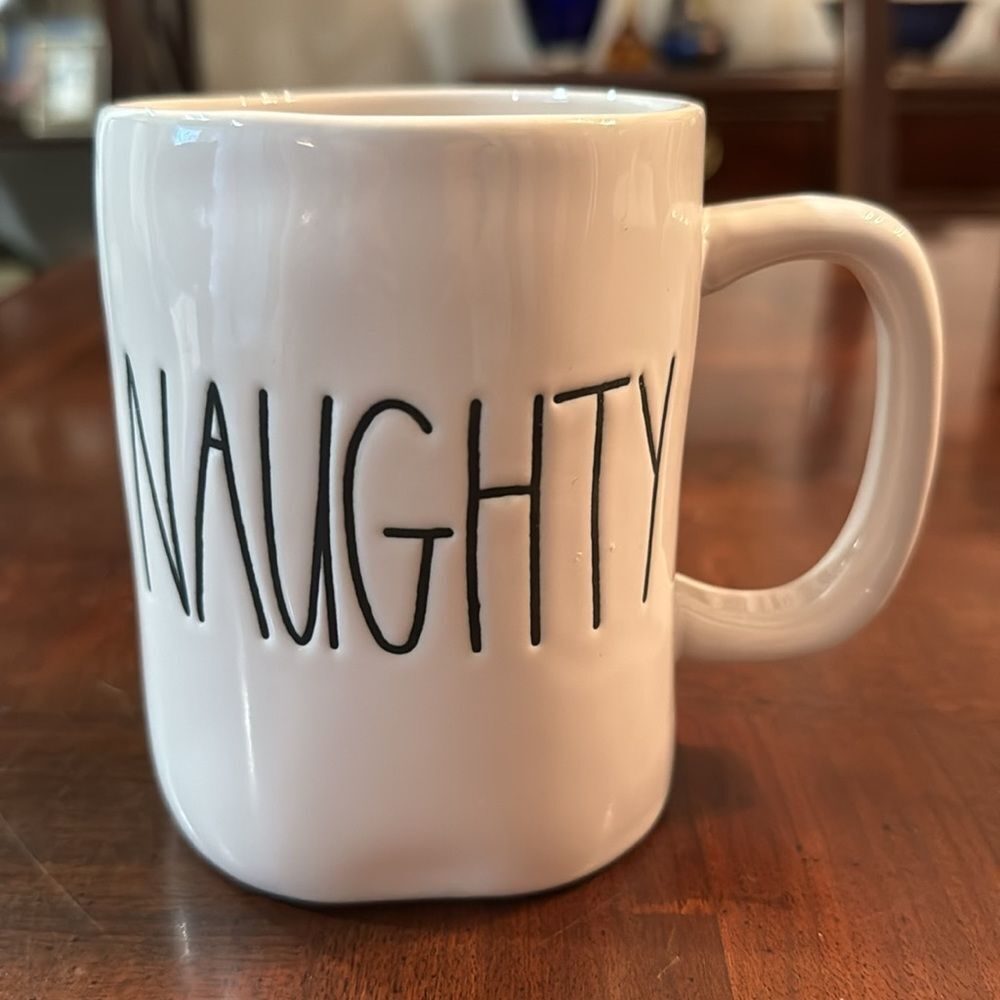 Rae Dunn Naughty Nice Cup Mug